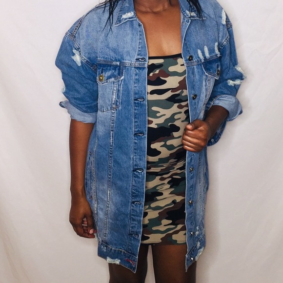 Denim jacket or oversized dress no stretch - Picture 3 of 3